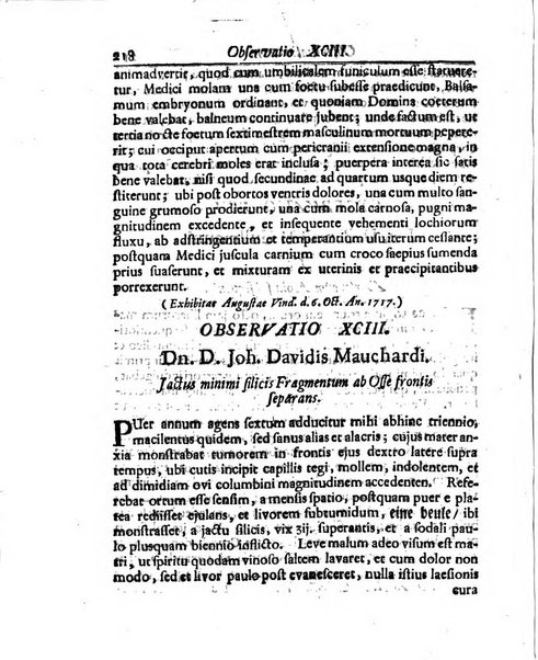 Academiae Caesareo-Leopoldinae naturae curiosorum ephemerides, sive Observationum medico.phisicarum ...