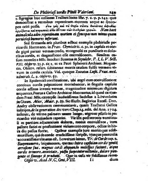 Academiae Caesareo-Leopoldinae naturae curiosorum ephemerides, sive Observationum medico.phisicarum ...