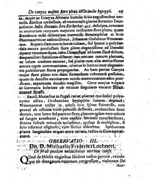 Academiae Caesareo-Leopoldinae naturae curiosorum ephemerides, sive Observationum medico.phisicarum ...