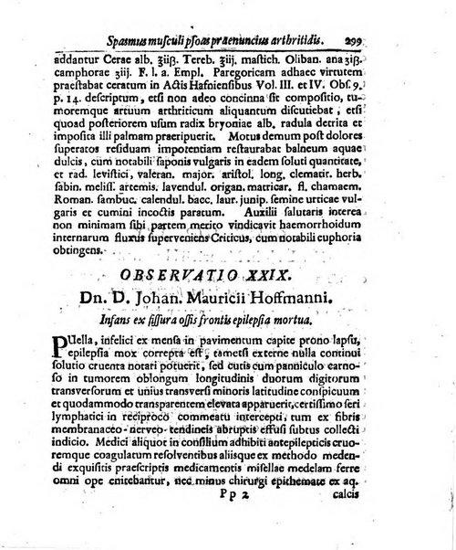 Academiae Caesareo-Leopoldinae naturae curiosorum ephemerides, sive Observationum medico.phisicarum ...