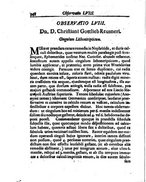 Academiae Caesareo-Leopoldinae naturae curiosorum ephemerides, sive Observationum medico.phisicarum ...