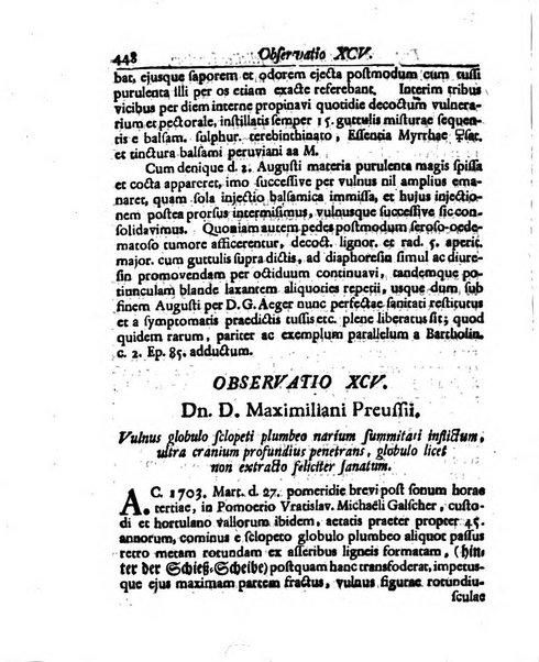 Academiae Caesareo-Leopoldinae naturae curiosorum ephemerides, sive Observationum medico.phisicarum ...