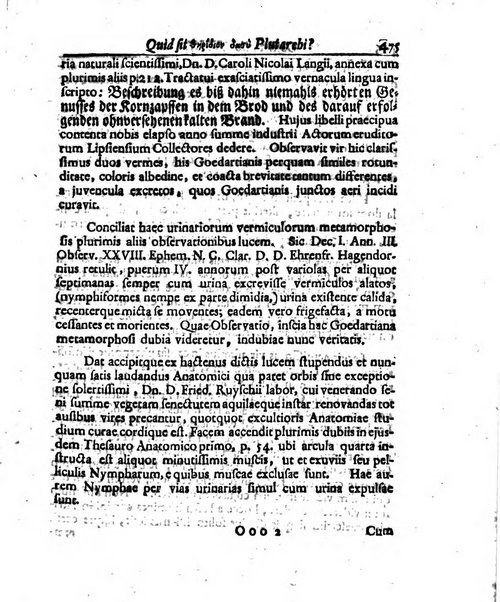 Academiae Caesareo-Leopoldinae naturae curiosorum ephemerides, sive Observationum medico.phisicarum ...