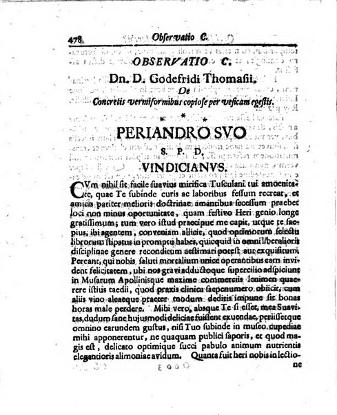 Academiae Caesareo-Leopoldinae naturae curiosorum ephemerides, sive Observationum medico.phisicarum ...