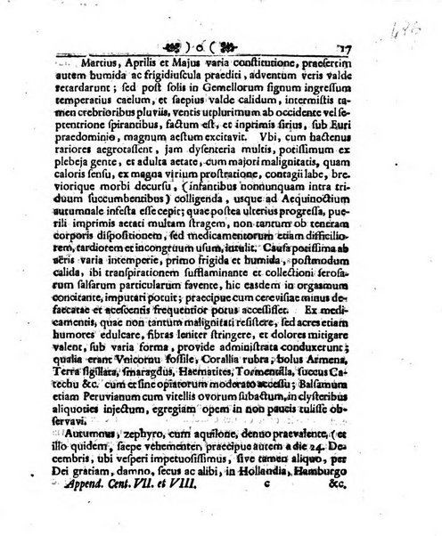 Academiae Caesareo-Leopoldinae naturae curiosorum ephemerides, sive Observationum medico.phisicarum ...