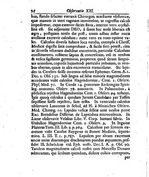 Academiae Caesareo-Leopoldinae naturae curiosorum ephemerides, sive Observationum medico.phisicarum ...