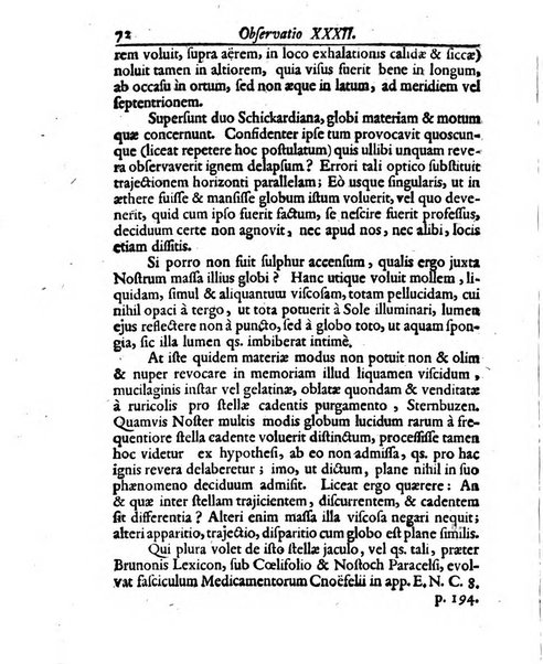 Academiae Caesareo-Leopoldinae naturae curiosorum ephemerides, sive Observationum medico.phisicarum ...