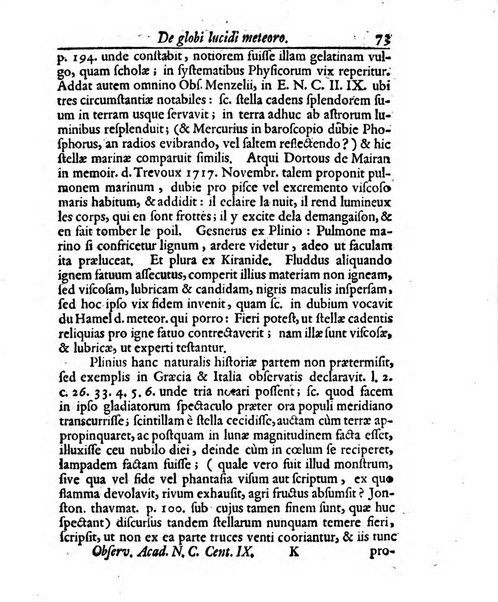 Academiae Caesareo-Leopoldinae naturae curiosorum ephemerides, sive Observationum medico.phisicarum ...