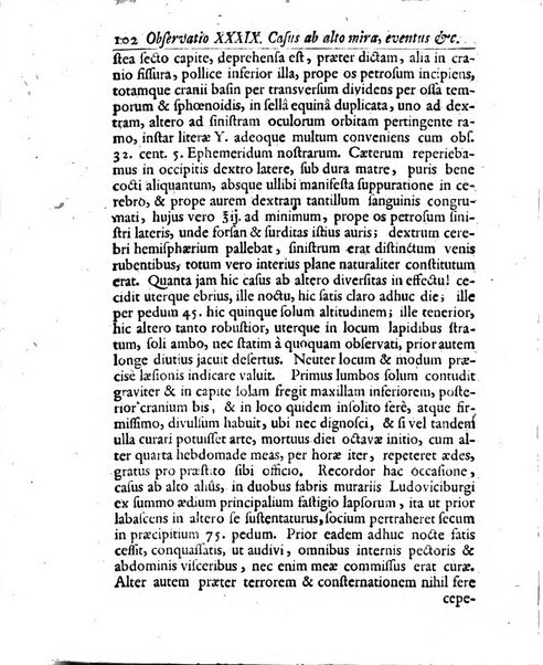 Academiae Caesareo-Leopoldinae naturae curiosorum ephemerides, sive Observationum medico.phisicarum ...