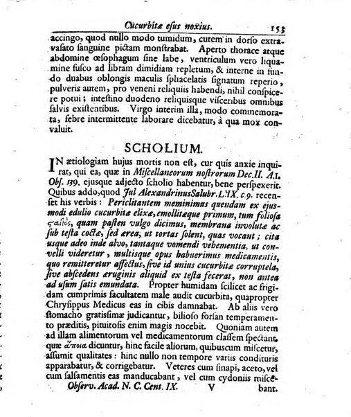 Academiae Caesareo-Leopoldinae naturae curiosorum ephemerides, sive Observationum medico.phisicarum ...