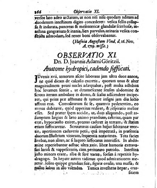 Academiae Caesareo-Leopoldinae naturae curiosorum ephemerides, sive Observationum medico.phisicarum ...