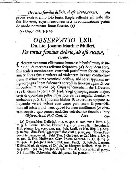 Academiae Caesareo-Leopoldinae naturae curiosorum ephemerides, sive Observationum medico.phisicarum ...