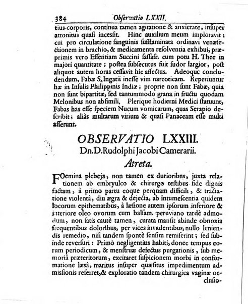 Academiae Caesareo-Leopoldinae naturae curiosorum ephemerides, sive Observationum medico.phisicarum ...