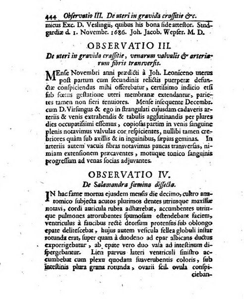 Academiae Caesareo-Leopoldinae naturae curiosorum ephemerides, sive Observationum medico.phisicarum ...