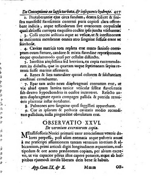 Academiae Caesareo-Leopoldinae naturae curiosorum ephemerides, sive Observationum medico.phisicarum ...