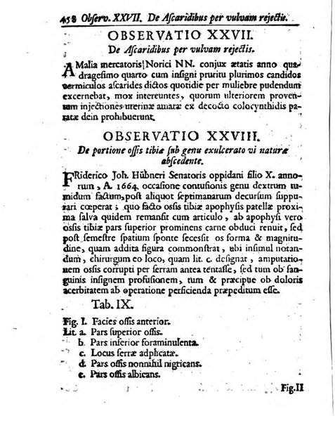 Academiae Caesareo-Leopoldinae naturae curiosorum ephemerides, sive Observationum medico.phisicarum ...