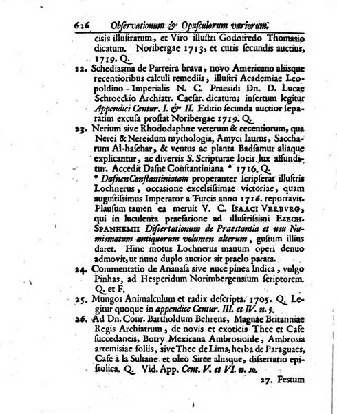 Academiae Caesareo-Leopoldinae naturae curiosorum ephemerides, sive Observationum medico.phisicarum ...