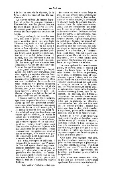 L'agriculteur praticien revue de l'agriculture francaise et etrangere