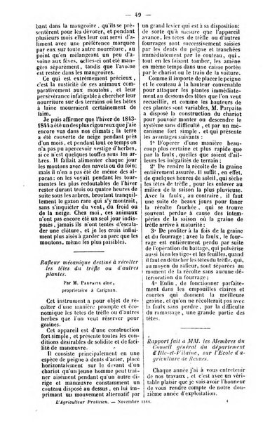 L'agriculteur praticien revue de l'agriculture francaise et etrangere