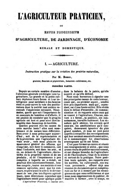 L'agriculteur praticien revue de l'agriculture francaise et etrangere