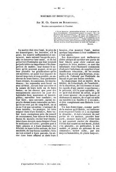 L'agriculteur praticien revue de l'agriculture francaise et etrangere