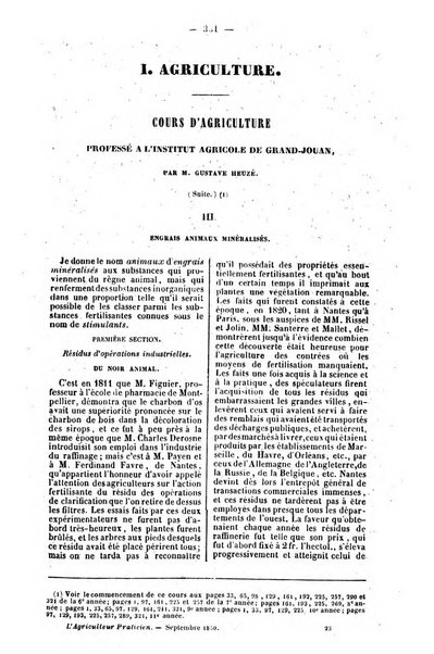 L'agriculteur praticien revue de l'agriculture francaise et etrangere