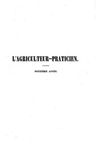 L'agriculteur praticien revue de l'agriculture francaise et etrangere