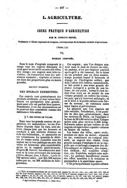 L'agriculteur praticien revue de l'agriculture francaise et etrangere