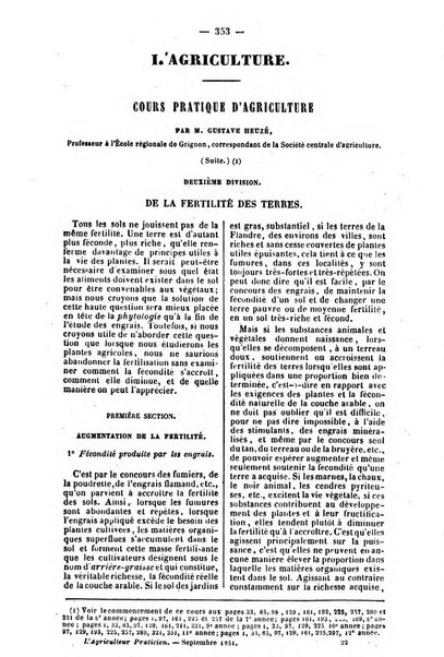 L'agriculteur praticien revue de l'agriculture francaise et etrangere