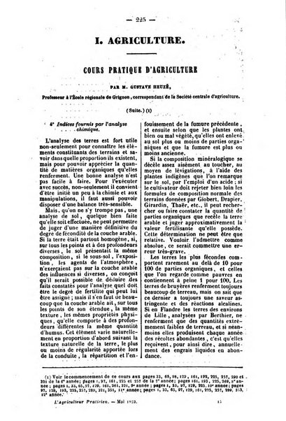 L'agriculteur praticien revue de l'agriculture francaise et etrangere