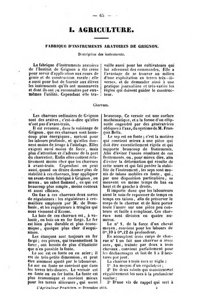 L'agriculteur praticien revue de l'agriculture francaise et etrangere