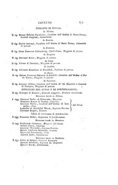 Almanacco per le provincie soggette all'Imp. Regio Governo di Venezia per l'anno ...