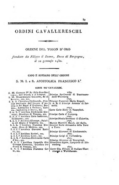 Almanacco per le provincie soggette all'Imp. Regio Governo di Venezia per l'anno ...