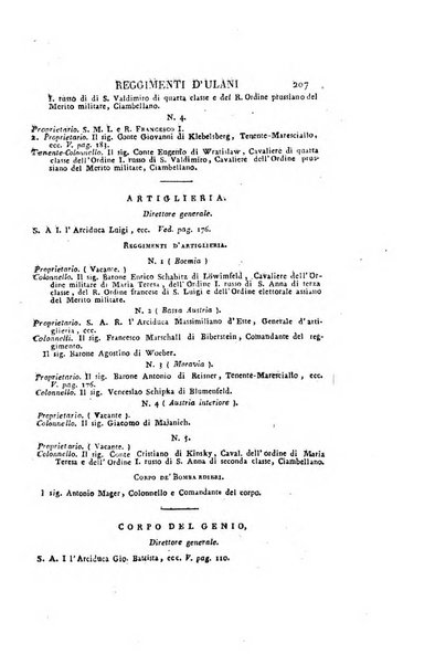 Almanacco per le provincie soggette all'Imp. Regio Governo di Venezia per l'anno ...