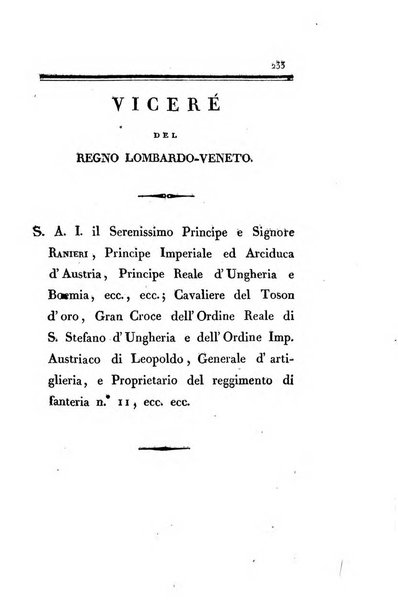 Almanacco per le provincie soggette all'Imp. Regio Governo di Venezia per l'anno ...