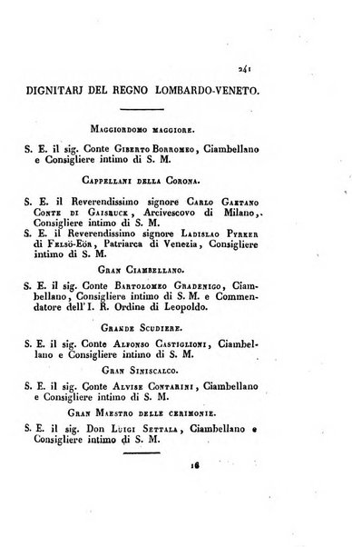 Almanacco per le provincie soggette all'Imp. Regio Governo di Venezia per l'anno ...