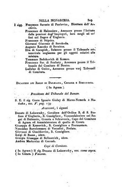 Almanacco per le provincie soggette all'Imp. Regio Governo di Venezia per l'anno ...