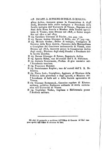 Almanacco per le provincie soggette all'Imp. Regio Governo di Venezia per l'anno ...