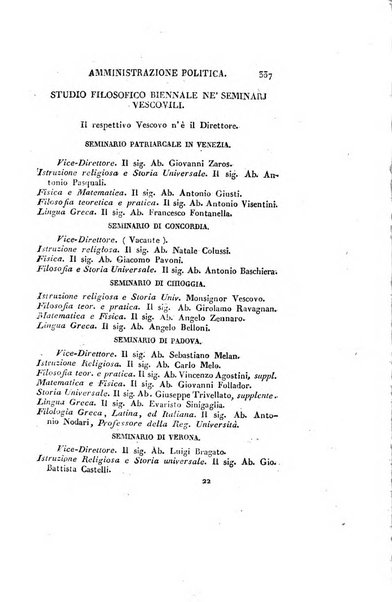 Almanacco per le provincie soggette all'Imp. Regio Governo di Venezia per l'anno ...