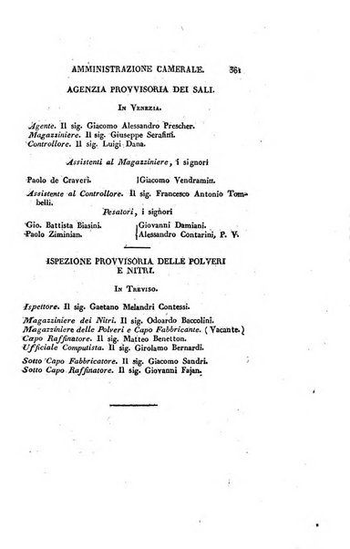 Almanacco per le provincie soggette all'Imp. Regio Governo di Venezia per l'anno ...