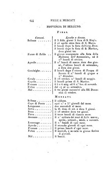 Almanacco per le provincie soggette all'Imp. Regio Governo di Venezia per l'anno ...