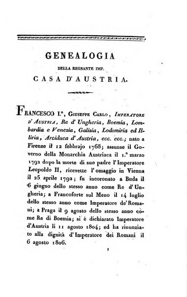 Almanacco per le provincie soggette all'Imp. Regio Governo di Venezia per l'anno ...