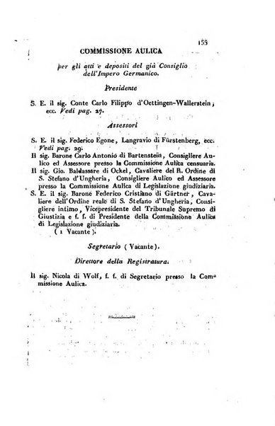 Almanacco per le provincie soggette all'Imp. Regio Governo di Venezia per l'anno ...