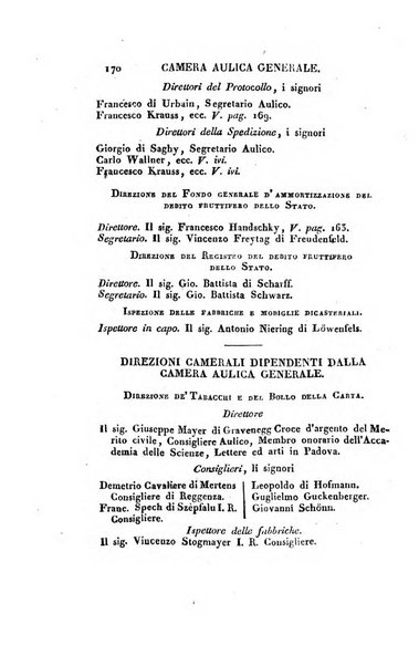 Almanacco per le provincie soggette all'Imp. Regio Governo di Venezia per l'anno ...