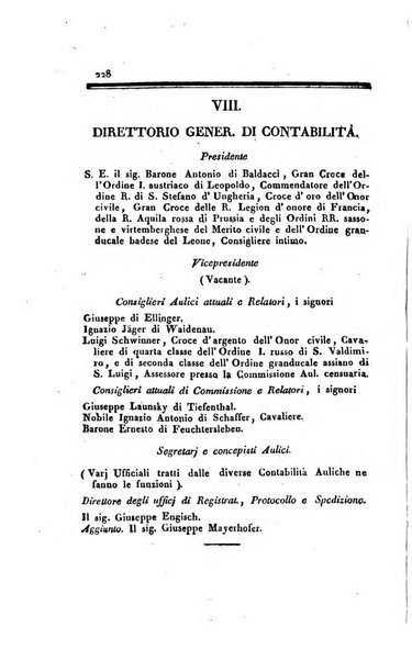 Almanacco per le provincie soggette all'Imp. Regio Governo di Venezia per l'anno ...