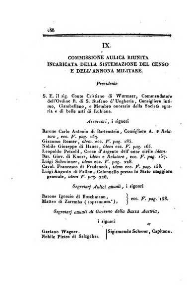 Almanacco per le provincie soggette all'Imp. Regio Governo di Venezia per l'anno ...