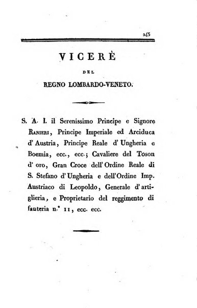 Almanacco per le provincie soggette all'Imp. Regio Governo di Venezia per l'anno ...