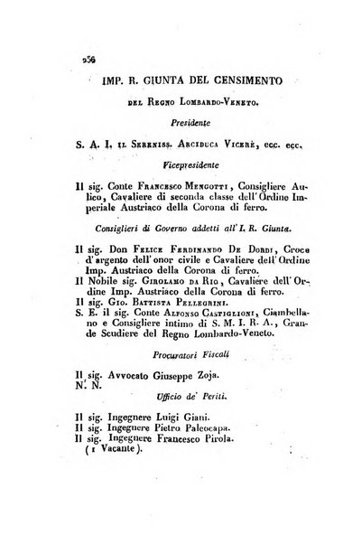 Almanacco per le provincie soggette all'Imp. Regio Governo di Venezia per l'anno ...