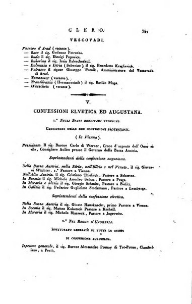 Almanacco per le provincie soggette all'Imp. Regio Governo di Venezia per l'anno ...