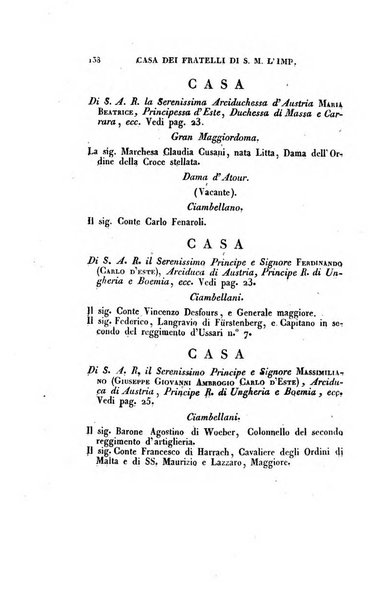 Almanacco per le provincie soggette all'Imp. Regio Governo di Venezia per l'anno ...